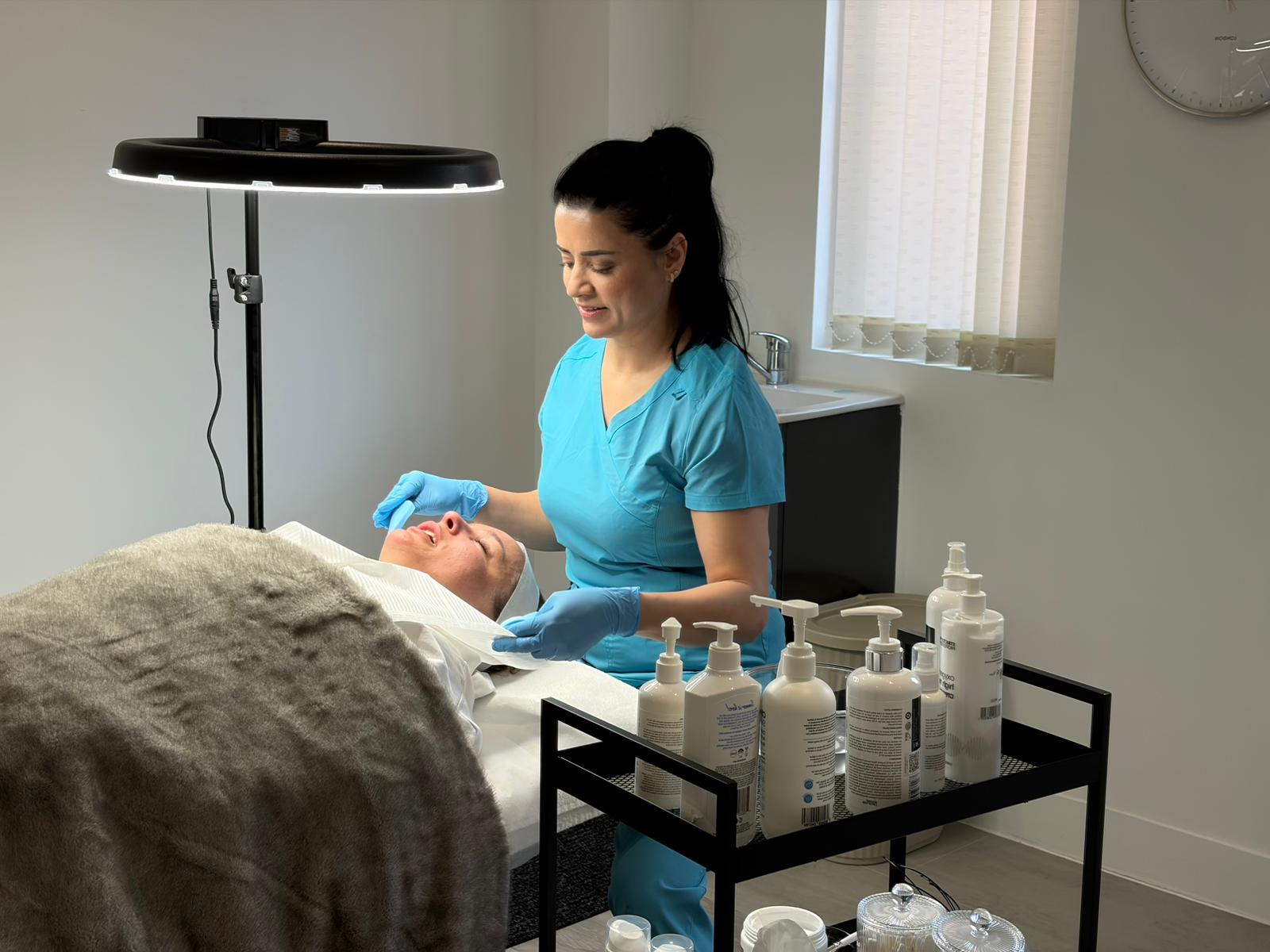 Skin Aesthetics Northampton — treatment in progress